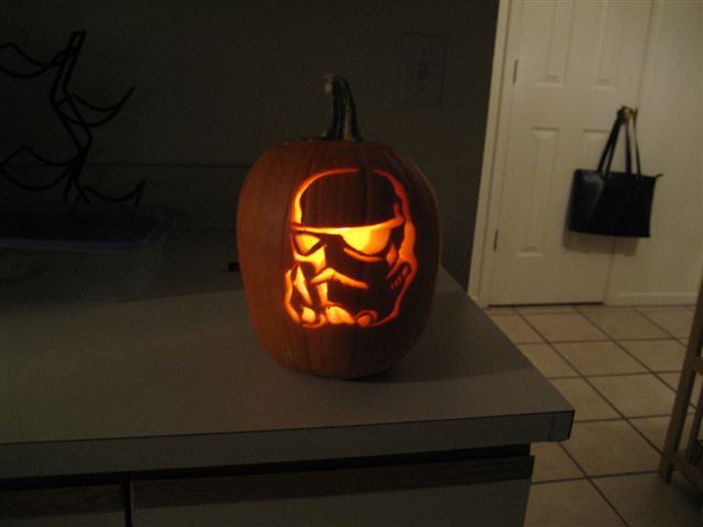 Storm Trooper Pumpkin